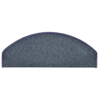 Tappetini per Scale 15 pz Grigio Scuro 65x24x4 cm cod mxl 69859