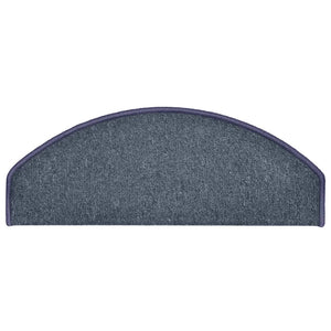 Tappetini per Scale 15 pz Grigio Scuro 65x24x4 cm cod mxl 69859