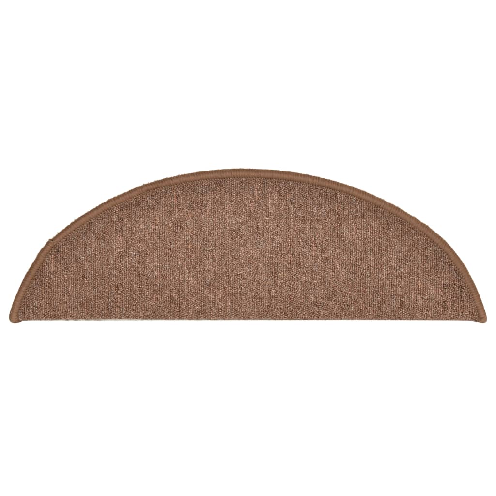 Tappetini per Scale 15 pz Marroni 56x17x3 cm cod mxl 77107