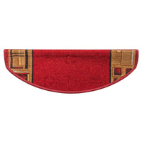 Tappetini Autoadesivi per Scale 15 pz Rossi 65x21x4 cm cod mxl 72046