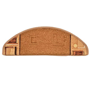 Tappetini Autoadesivi per Scale 15 pz Beige 65x21x4 cm 322411