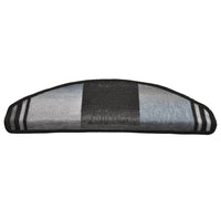 Tappetini Autoadesivi per Scale 15 pz Nero e Grigio 65x21x4 cm 322412