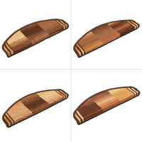 Tappetini Autoadesivi per Scale 15 pz Marronie 65x21x4 cm 322413