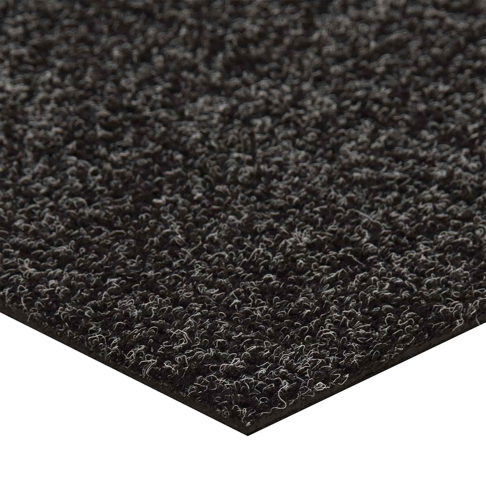 Tappeto 20 pcs Nero 50 x 50 x 0,5 cm Bitume 322414