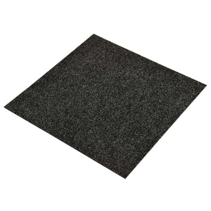 Tappeto 20 pcs Nero 50 x 50 x 0,5 cm Bitume 322414