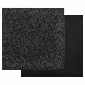 Tappeto 20 pcs Nero 50 x 50 x 0,5 cm Bitume 322414