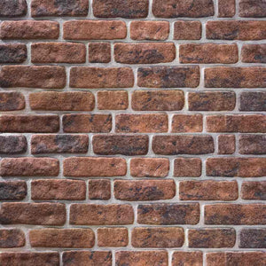 Pannelli Murali 3D con Mattoni Marrone Scuro 10 pz EPS 147197