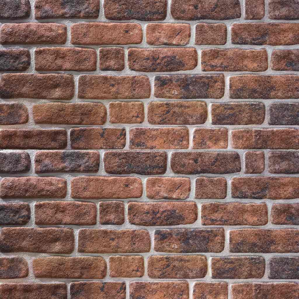 Pannelli Murali 3D con Mattoni Marrone Scuro 10 pz EPS