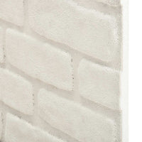Pannelli Murali 3D con Design a Mattoni Bianco 10 pz EPS 147203