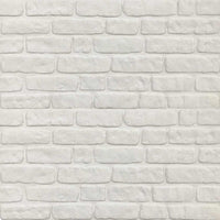 Pannelli Murali 3D con Design a Mattoni Bianco 10 pz EPS 147203
