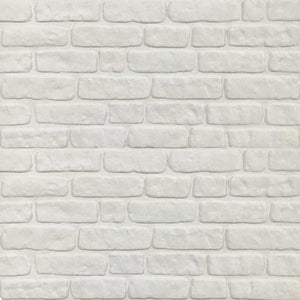 Pannelli Murali 3D con Design a Mattoni Bianco 10 pz EPS 147203