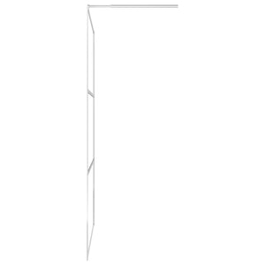 Parete per Doccia Walk-in in Vetro Trasparente ESG 100x195 cm 146637