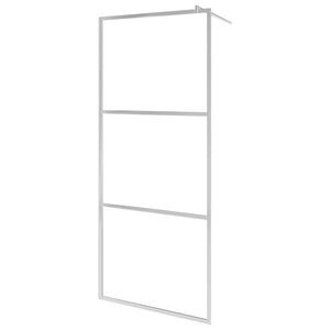 Parete per Doccia Walk-in Vetro Semi Smerigliato ESG 90x195 cm 146641