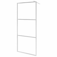 Parete per Doccia Walk-in in Vetro Smerigliato ESG 80x195 cm 146645