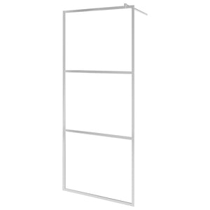 Parete per Doccia Walk-in in Vetro Smerigliato ESG 100x195 cm 146647