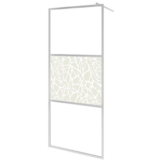 Parete per Doccia Walk-in in Vetro ESG Design Pietra 80x195 cm cod mxl 41014