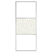 Parete per Doccia Walk-in in Vetro ESG Design Pietra 80x195 cm cod mxl 41014
