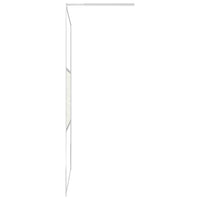 Parete per Doccia Walk-in in Vetro ESG Design Pietra 90x195 cm 146651
