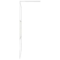 Parete per Doccia Walk-in in Vetro ESG Design Pietra 115x195 cm 146653