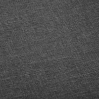 Sedie da Pranzo 2 pz Grigio Scuro in Tessuto 322982