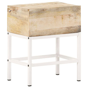 Comodino 40x30x50 cm in Legno Massello di Mango  cod mxl 29948