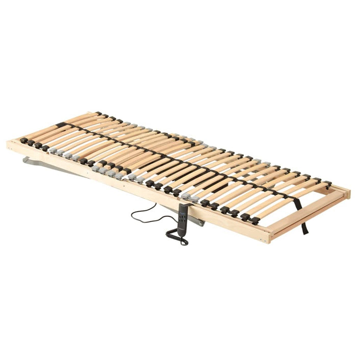 Letto con Telaio a Doghe Elettrico 28 Doghe 7 Zone 90x200 cm 321824