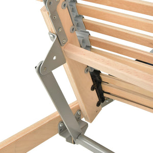 Letto con Telaio a Doghe Elettrico 42 Doghe 7 Zone 80x200 cm 321827