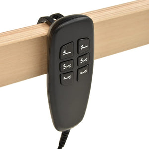 Letto con Telaio a Doghe Elettrico 42 Doghe 7 Zone 100x200 cm 321829