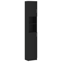 Set Mobili per Lavatrice Nero in Truciolato 3055637