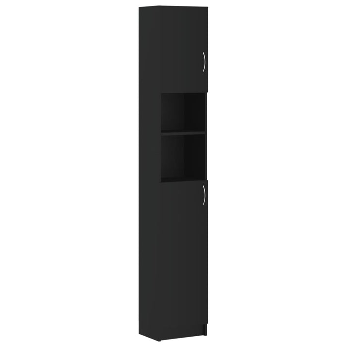 Set Mobili per Lavatrice Nero in Truciolato 3055637