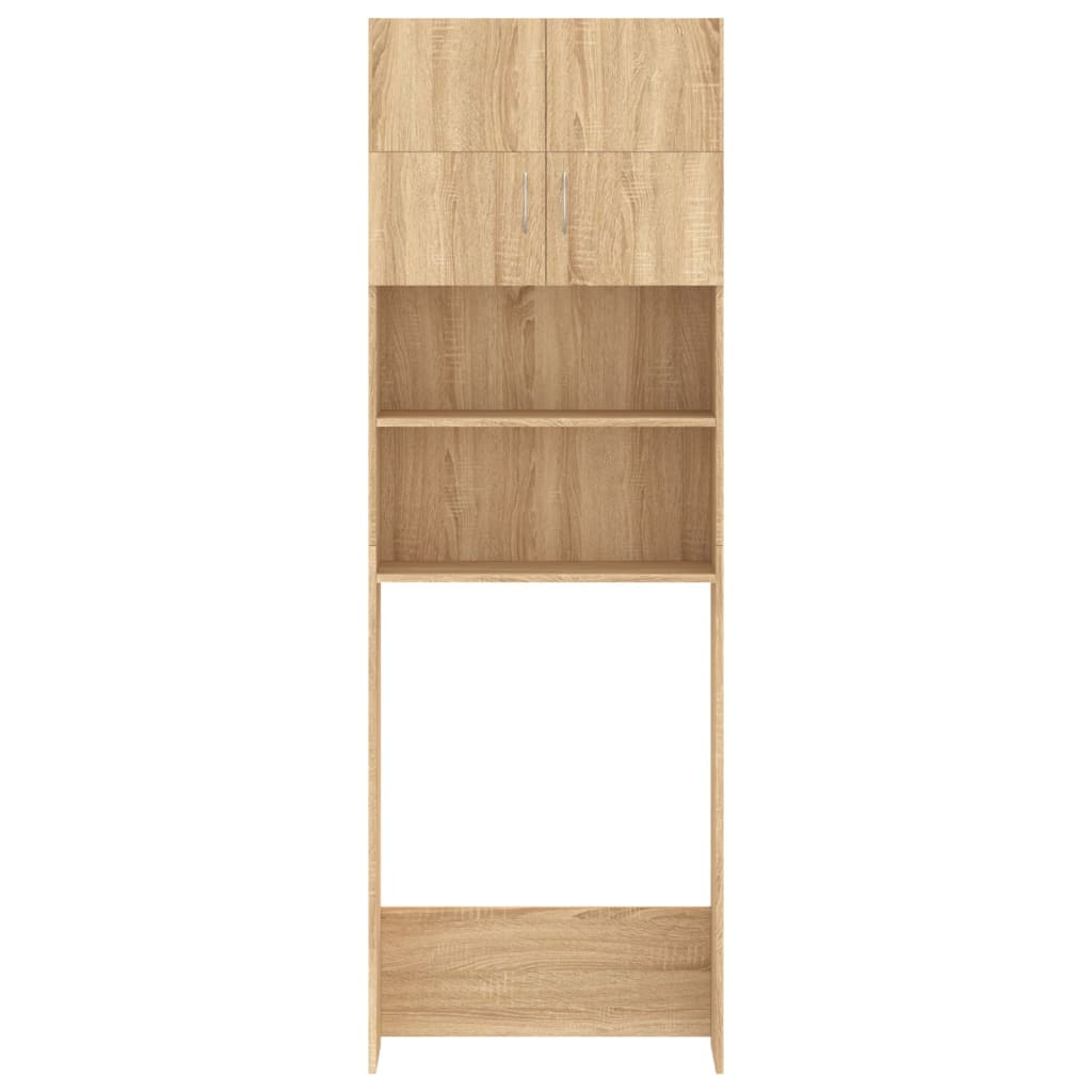 Set Mobili per Lavatrice Rovere Sonoma in Truciolato 3055639