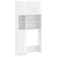 Set Mobili per Lavatrice Bianco Lucido in Truciolatocod mxl 72408