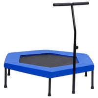 Trampolino con Manico e Tappetino di Sicurezza Esagonale 122 cm cod mxl 71095