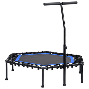 Trampolino con Manico e Tappetino di Sicurezza Esagonale 122 cm cod mxl 71095