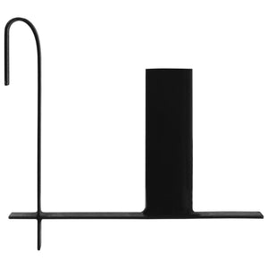 Supporti Rotoli Strisce di Recinzione Privacy 3 pz in Acciaio 3055646