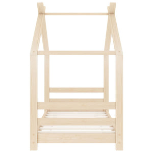 Giroletto per Bambini-Struttura Letto Bambini in Legno Massello di Pino 70x140 cm 320728