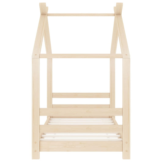 Giroletto per Bambini in Legno Massello di Pino 70x140 cm 289607