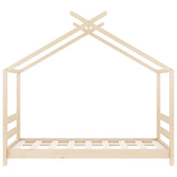 Giroletto per Bambini in Legno Massello di Pino 70x140 cm 289607