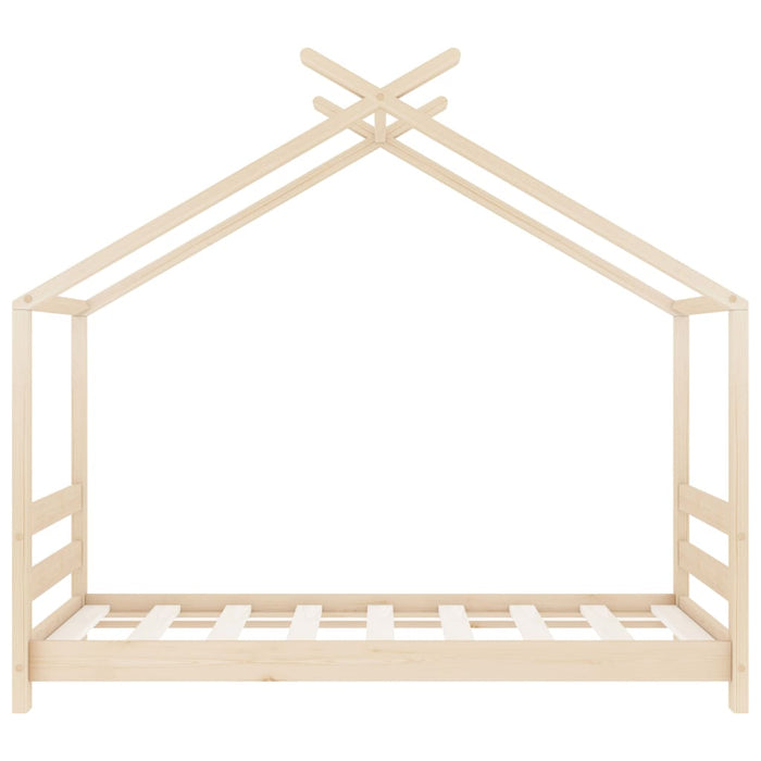 Giroletto per Bambini in Legno Massello di Pino 70x140 cm 289607