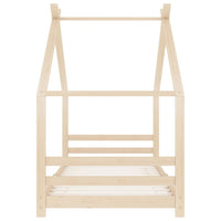 Giroletto per Bambini in Legno Massello di Pino 90x200 cm 289609