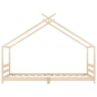 Giroletto per Bambini in Legno Massello di Pino 90x200 cm 289609