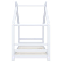 Giroletto per Bambini-Struttura Letto Bambini Bianco in Massello di Pino 80x160 cm 739273