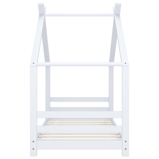 Giroletto per Bambini Bianco in Massello di Pino 80x160 cm 289611