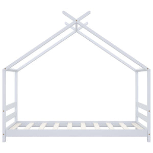 Giroletto per Bambini Bianco in Massello di Pino 80x160 cm