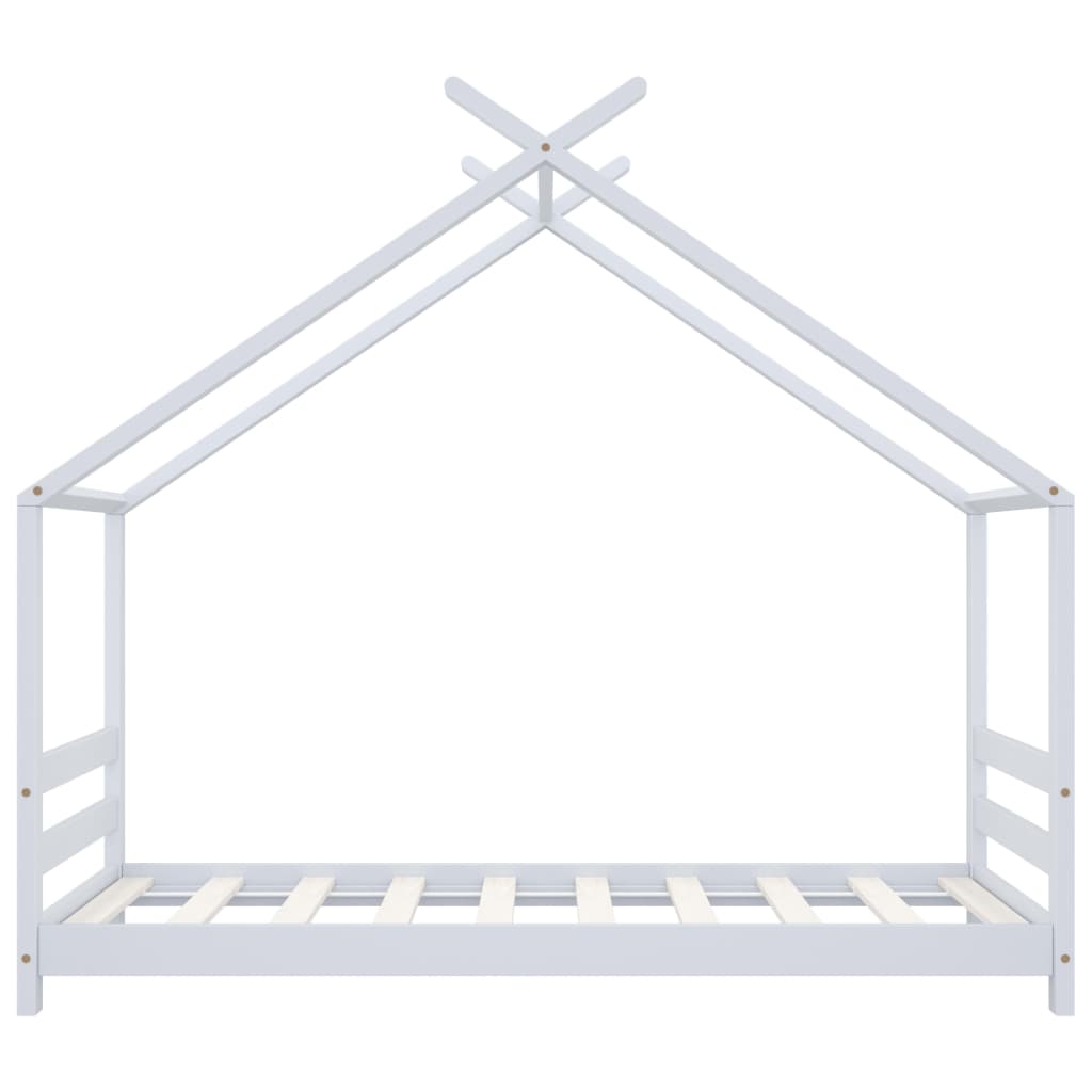 Giroletto per Bambini Bianco in Massello di Pino 80x160 cm 289611