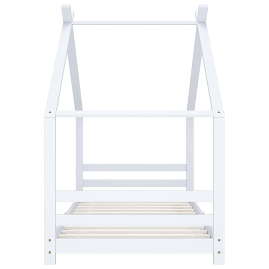 Giroletto per Bambini Bianco in Massello di Pino 90x200 cm 289612