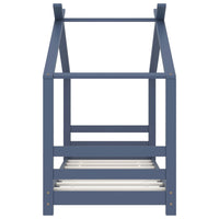 Giroletto per Bambini Grigio in Massello di Pino 70x140 cm 289613