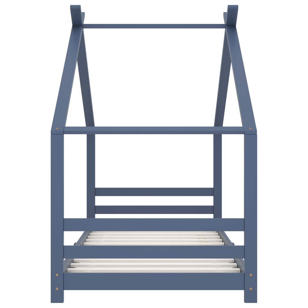 Giroletto per Bambini Grigio in Massello di Pino 90x200 cm cod mxl 60939