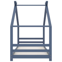 Giroletto per Bambini Grigio in Massello di Pino 90x200 cm cod mxl 60939