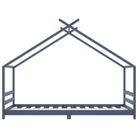 Giroletto per Bambini Grigio in Massello di Pino 90x200 cm cod mxl 60939